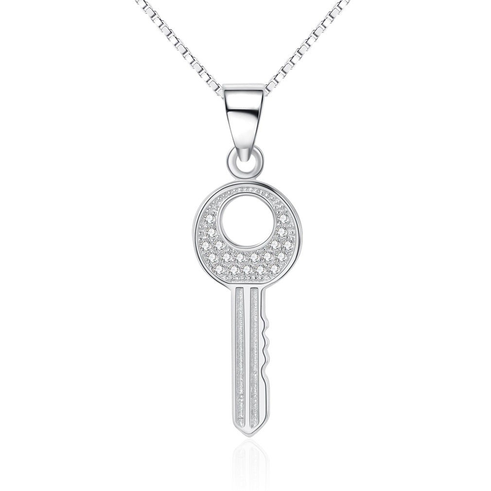 Key Simplicity Pendant Necklace