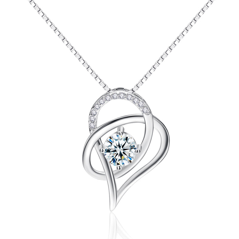 Heart Twine Pendant Necklace