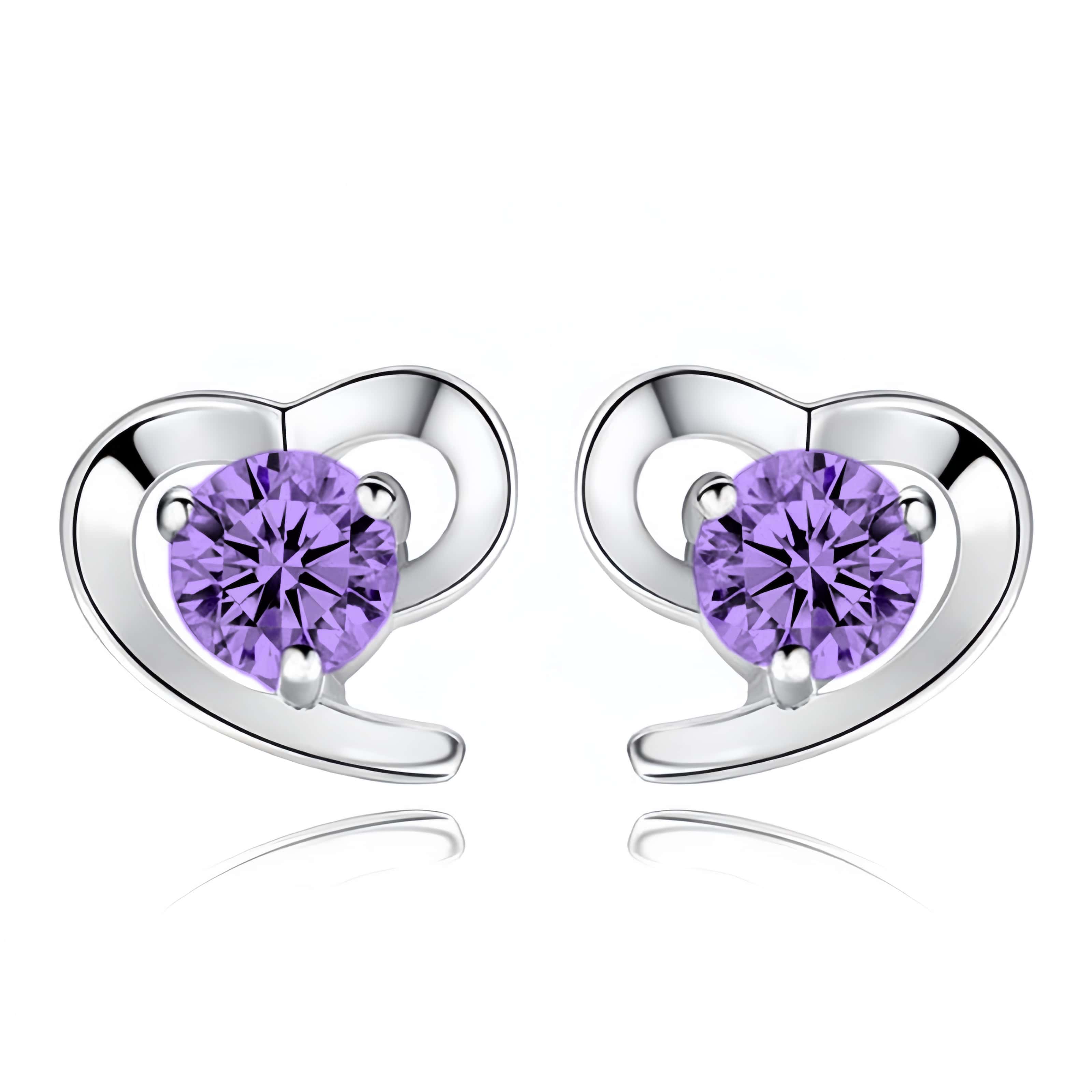 Heart Stud Earrings