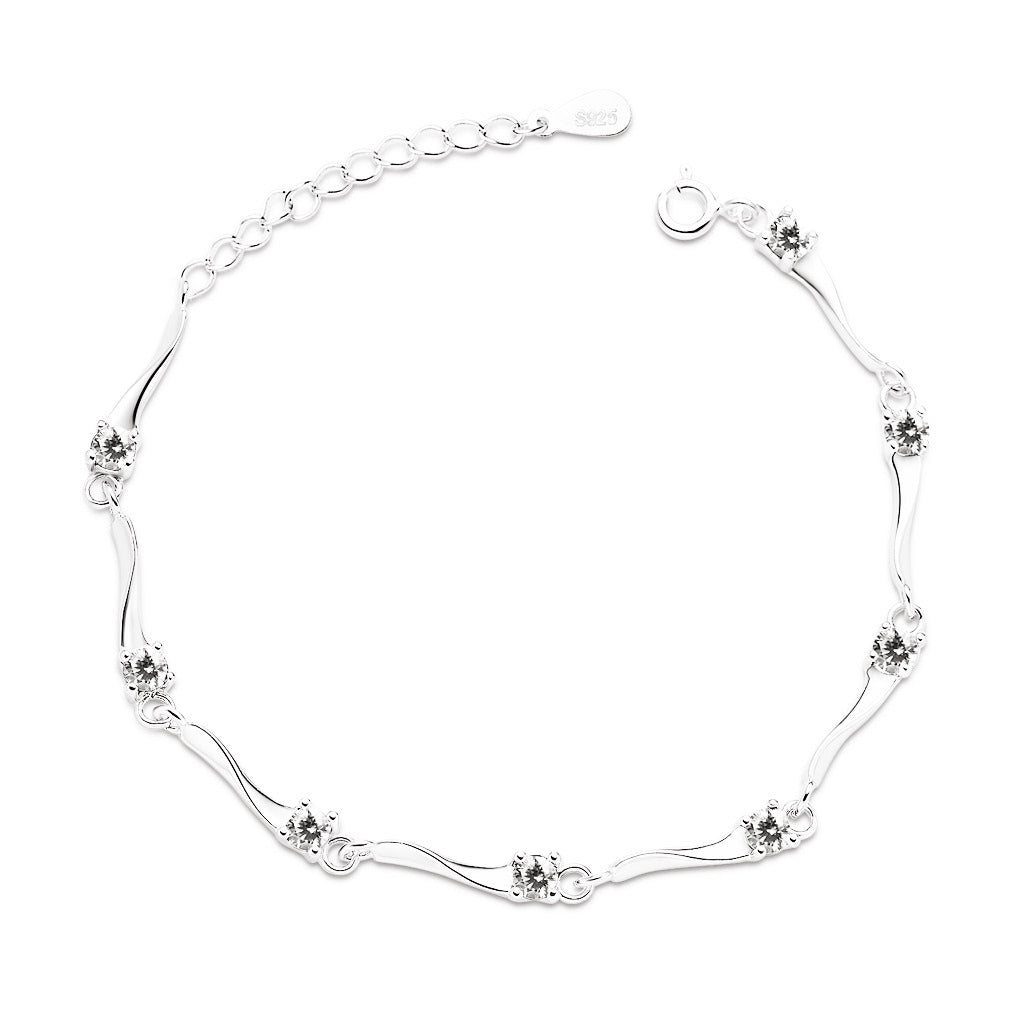 Zirconia Link Bracelet